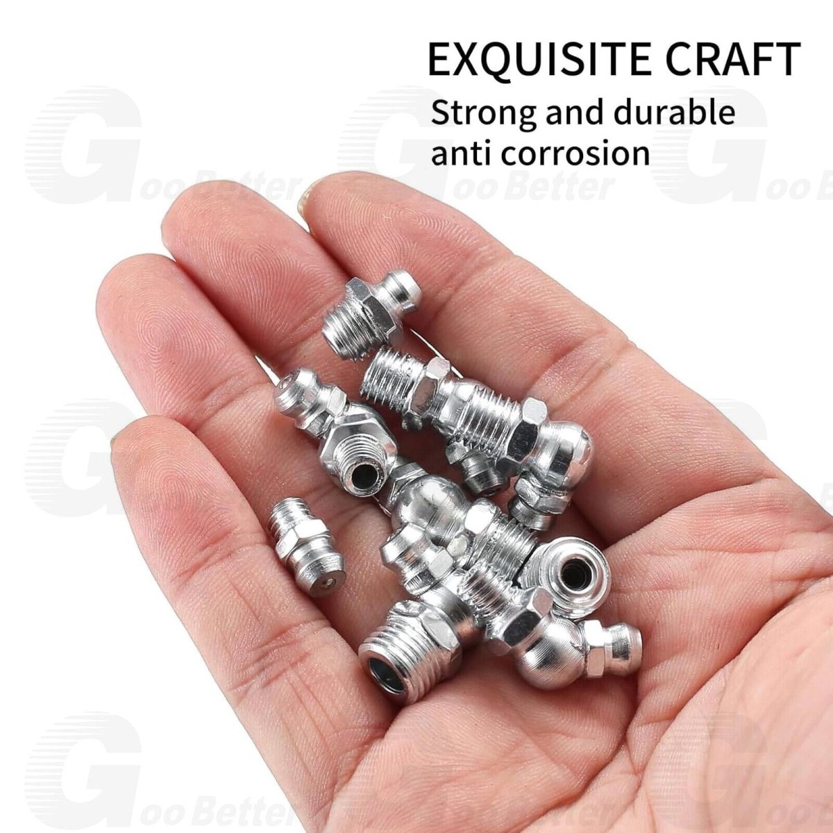 120 PCS Grease Fitting Assortment SAE Straight and Angled Zerk Kit 90 45 Degree - HomeDIYer