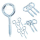 150x eyebolt eyebolt screw ring round wood thread 1#-4# assortment set