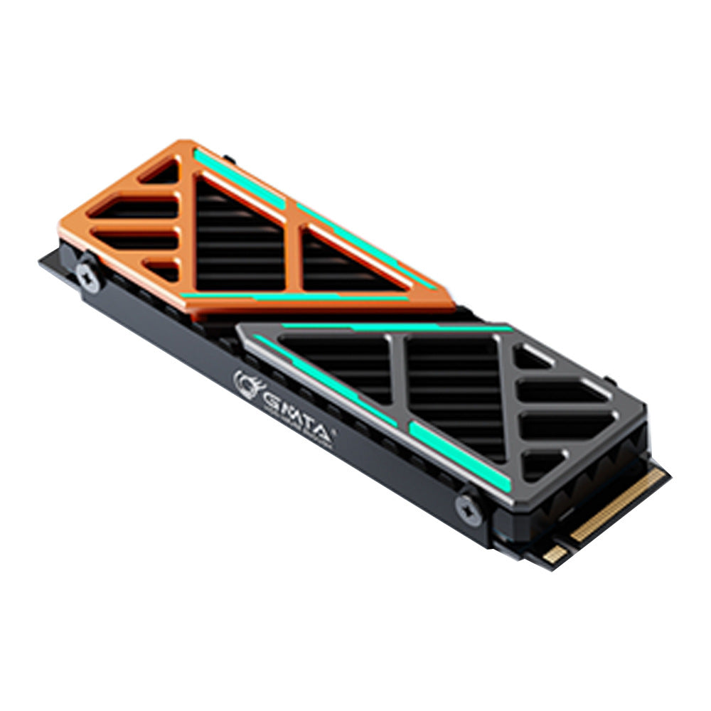 M.2 2280 SSD Heatsink — Dual-Layer Alloy Cooler with Thermal Pads, 2-Pack