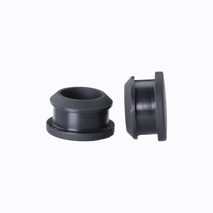 Black Snap-on Hole Plug Silicone Rubber Blanking End Caps Seal Stopper 2.5~14mm