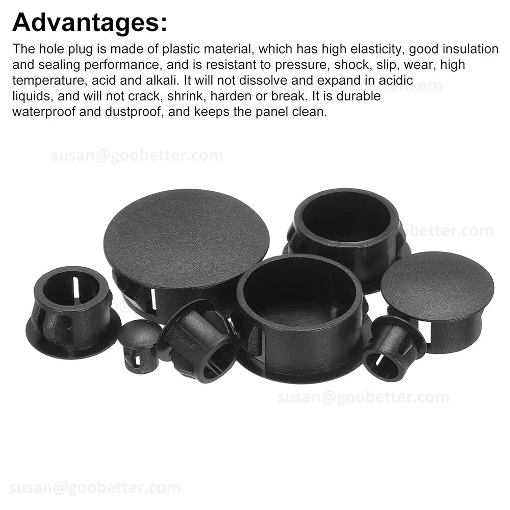 Hole Plugs Plastic Blanking Masking Finishing Inserts Cover Cap / Various Sizes