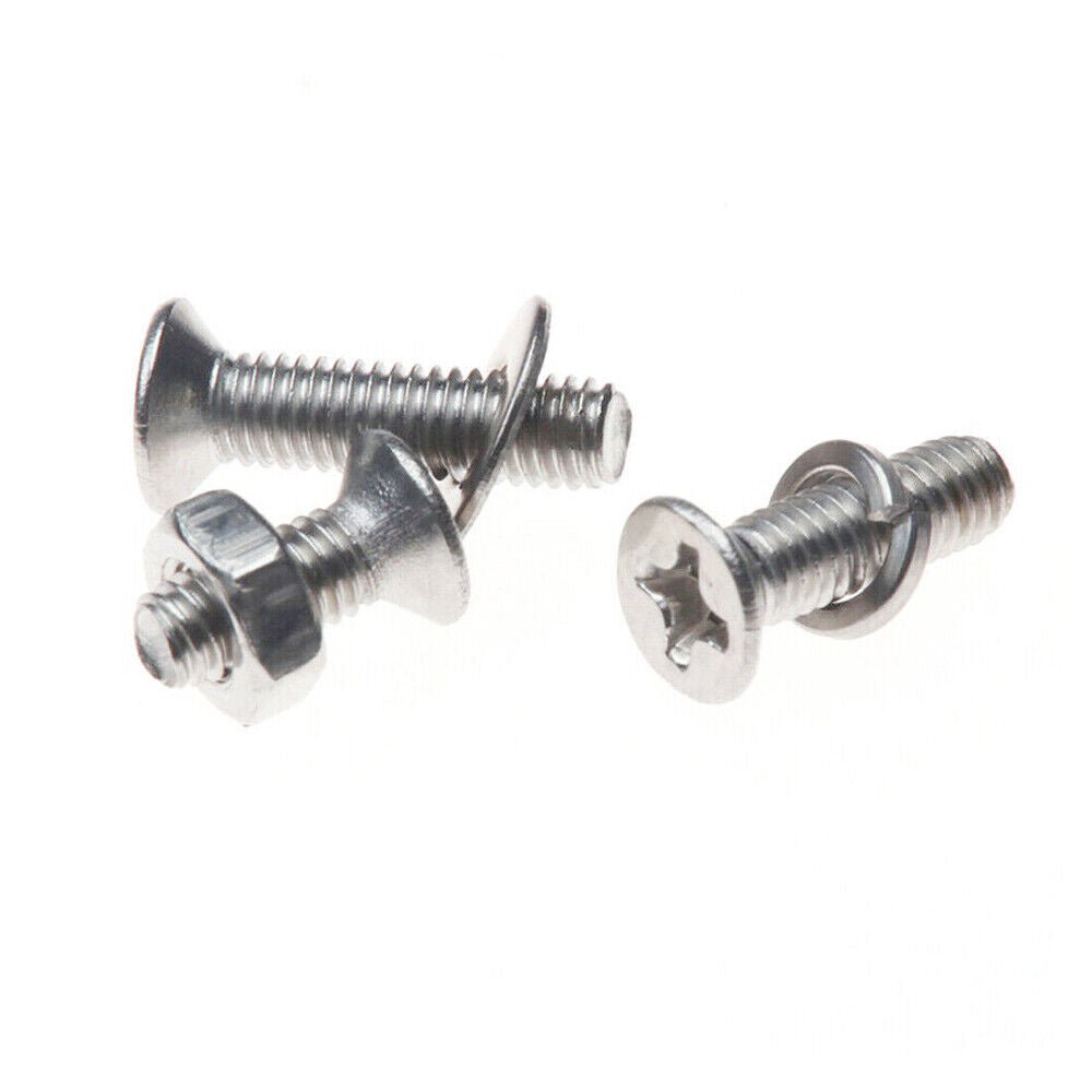 300 PCS M3 countersunk head screws cross nuts washers set stainless steel A2 - HomeDIYer