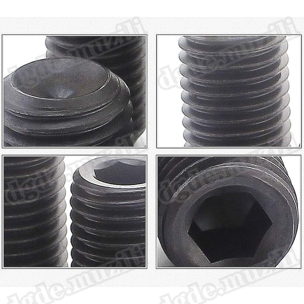 200Pcs Grub Screws Assortment M3 - M8 Hexagon Socket Set Screws DIN 913 - HomeDIYer