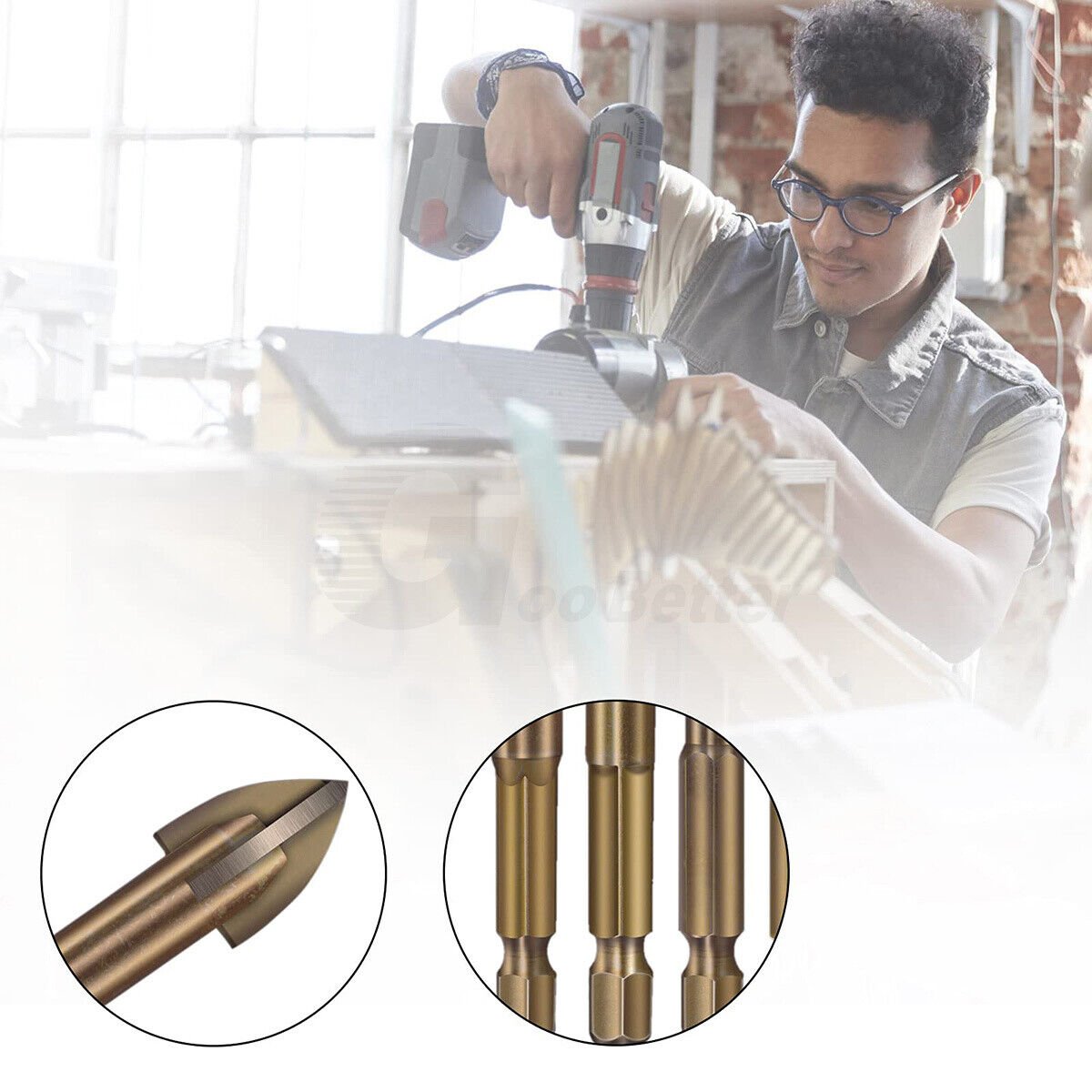 5 Efficient Universal Drilling Tool Cross Alloy Ceramic Triangle Drill Set 3 - 8mm - HomeDIYer