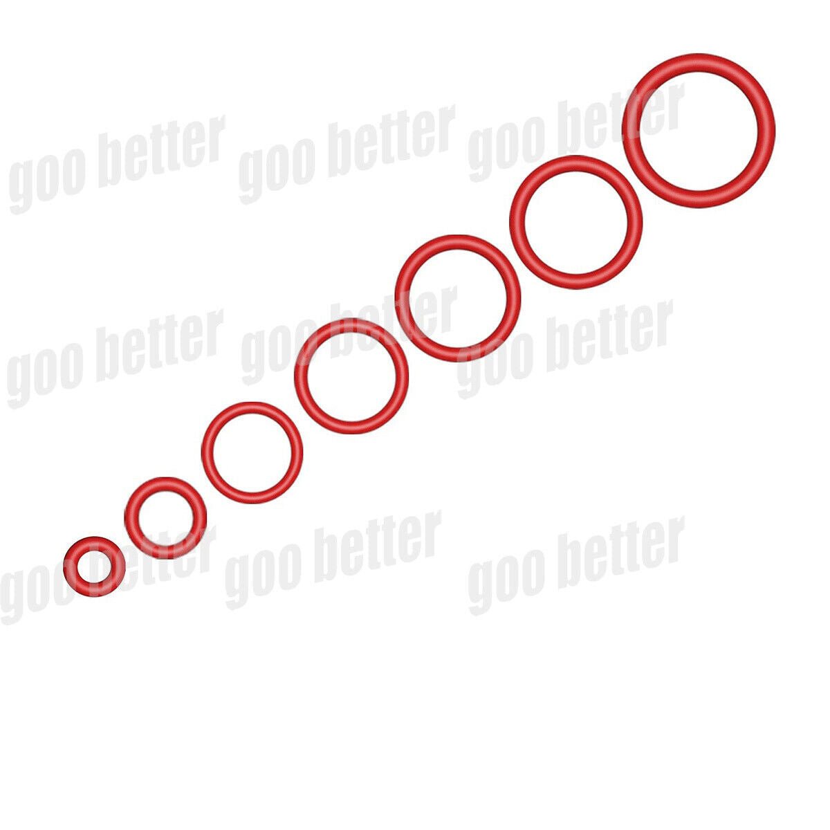 225Pcs NBR Rubber O - Ring Red Ø6 - 20mm Seals O - Ring Washer Pack Set Plumbing Tap - HomeDIYer