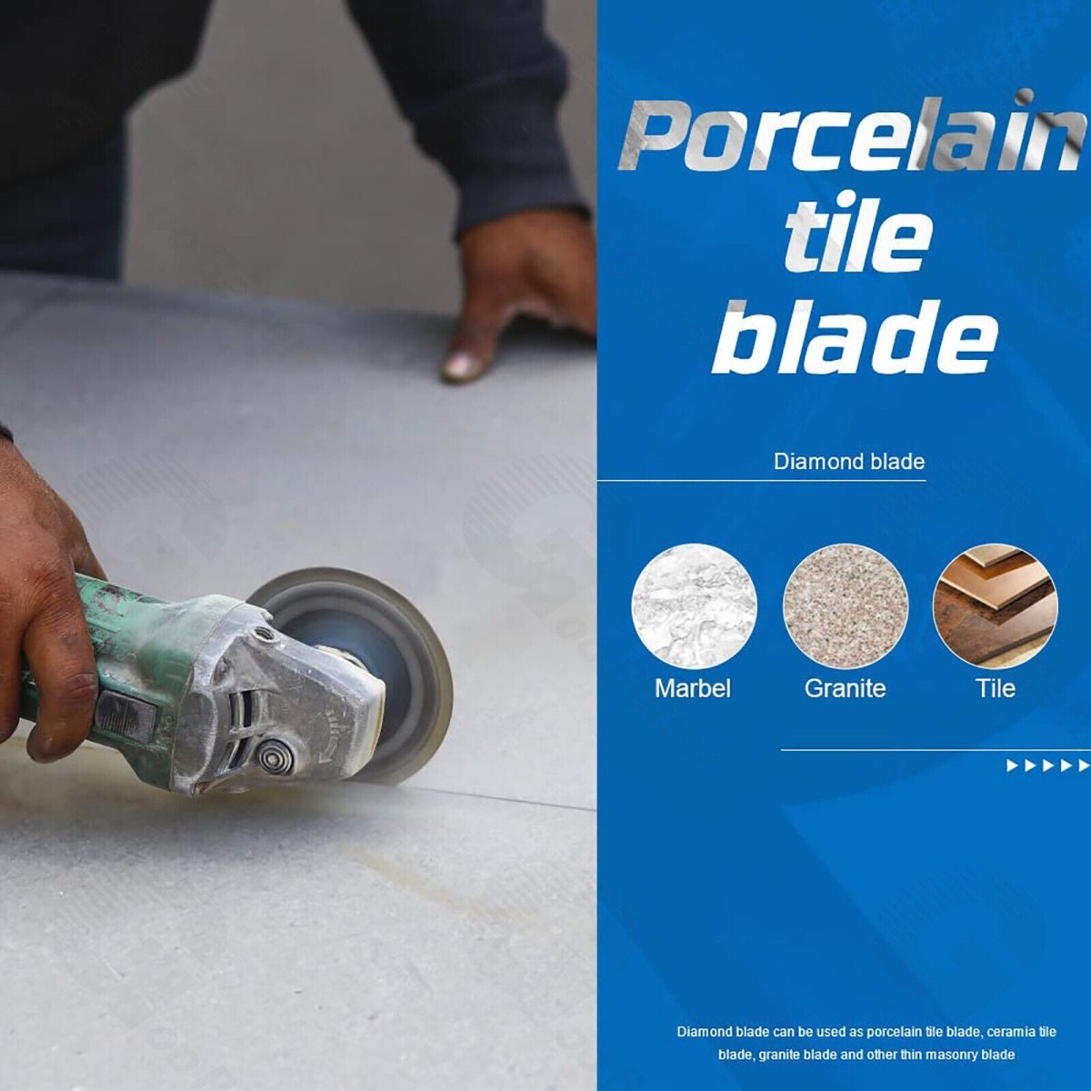 105 115mm Diamond Saw Blade Angle Grinder Discos Para For Cutter Ceramica Tile Stone - HomeDIYer