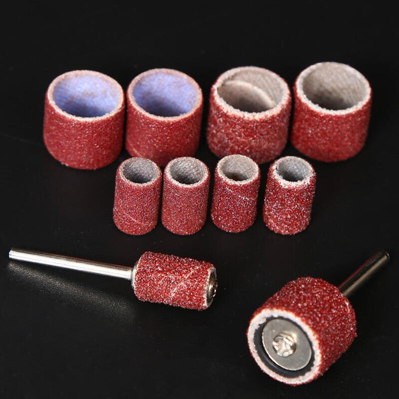 Sanding Bands Drum Sleeves Nail Electric Drill File Machine Bits Grit 80# ~ 600#