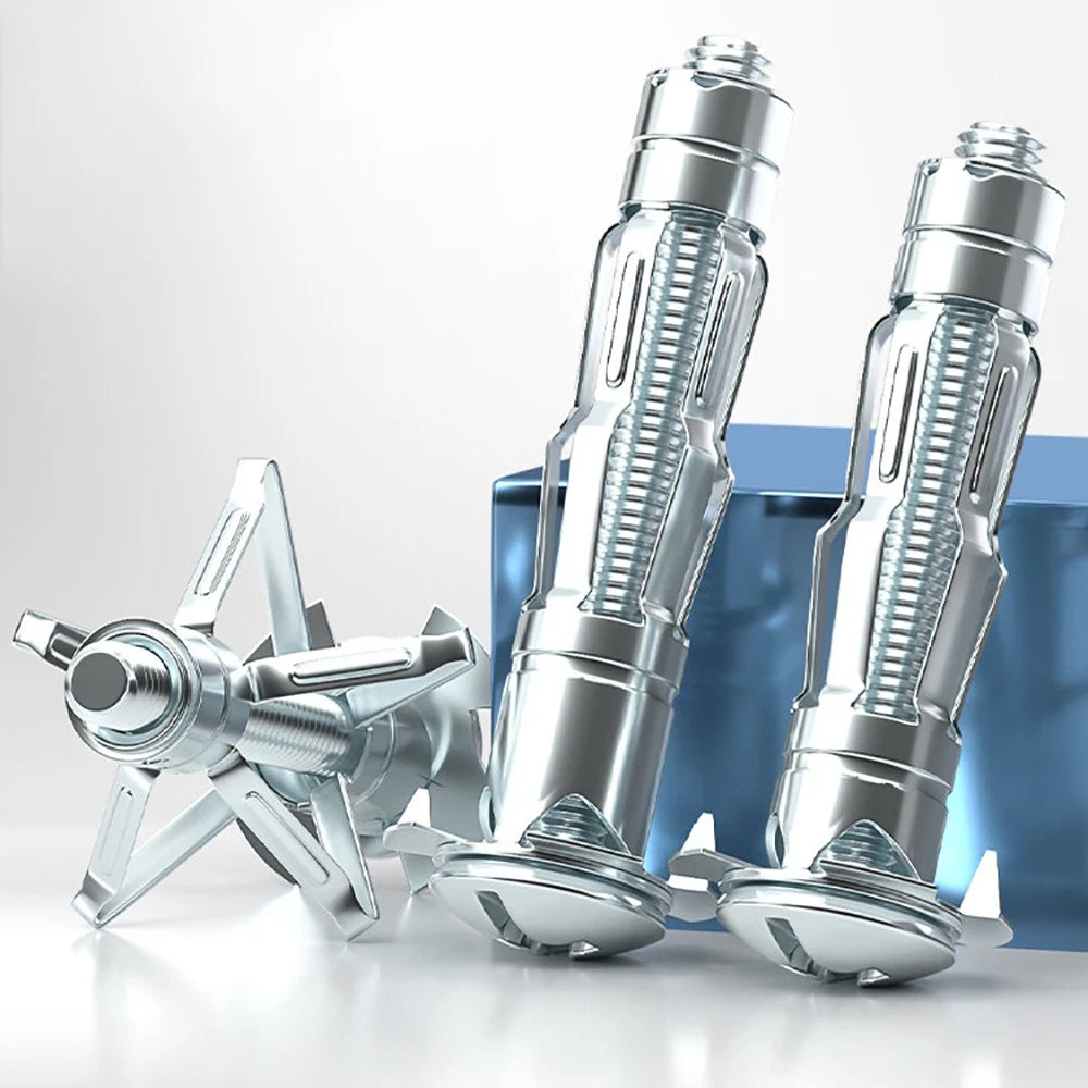 M4–M8 Metal Drywall Expansion Bolts | Hollow Wall Anchors for Plasterboard & Drywall