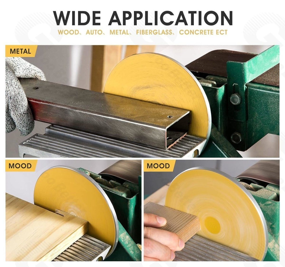 40 - 800 Grit 6 Inch Sand Paper Sanding Discs Sander for Sanding Metal Car Auto Body - HomeDIYer