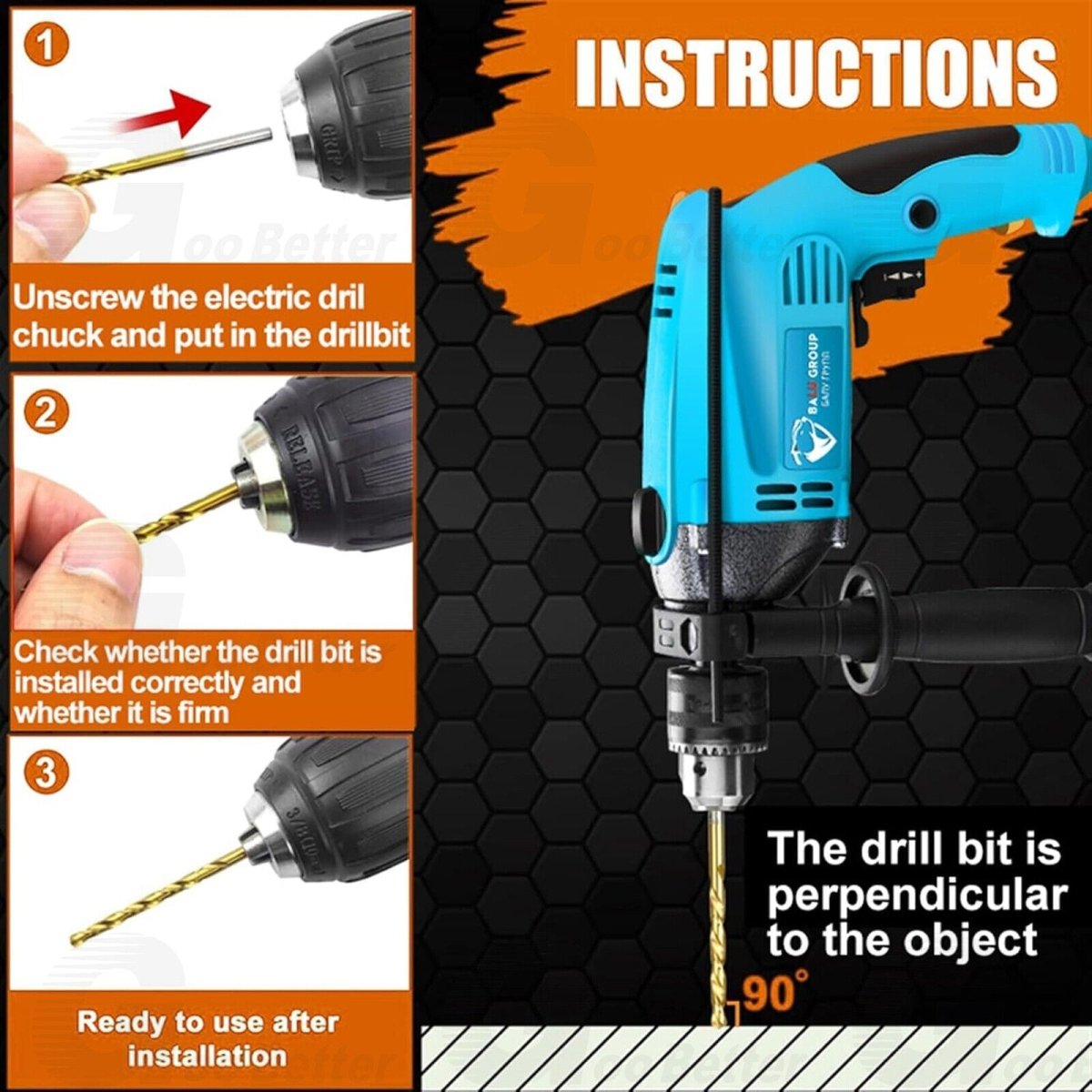 HSS Twist Drill Bit Set 1.5 - 10mm Titanium Hole Saw Tools DIN338 Metal Drill 99Pc - HomeDIYer