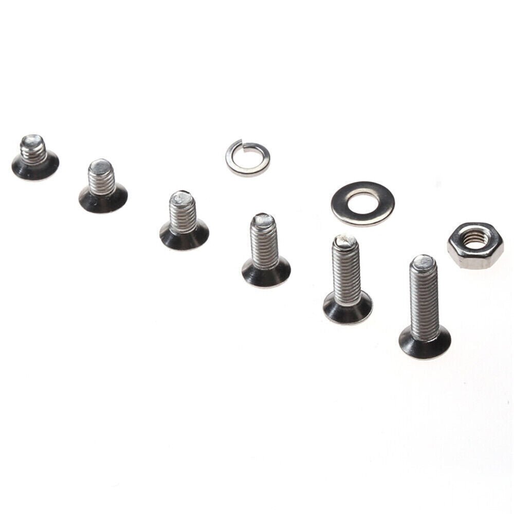 300 PCS M3 countersunk head screws cross nuts washers set stainless steel A2 - HomeDIYer
