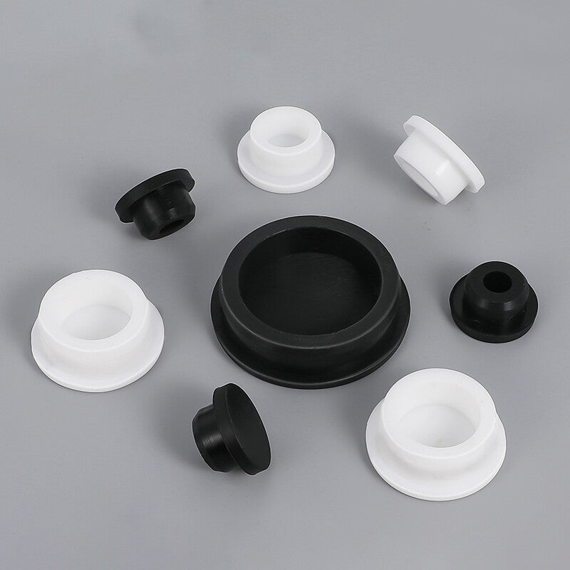 Solid Hole Plugs Silicone Rubber Seal Stopper Round Blanking End Cap Bung 9-19mm