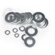 495Pcs M3-M12 Flat Washers Assortment Zinc Plated For Metric Bolts & Screws Kit
