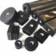 Rectangular Plugs With M6 / M8 / M10 Nut Hole Square Tube Plug Furniture Feet