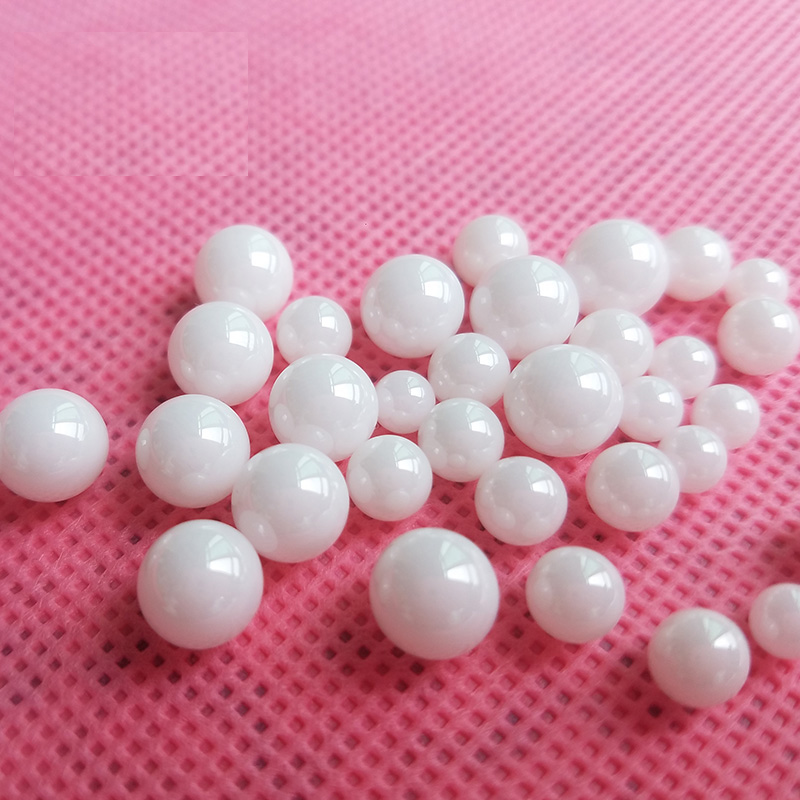 Zirconia balls installed in a high-speed industrial bearing for machinery