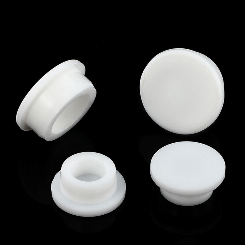 Solid Hole Plugs Silicone Rubber Seal Stopper Round Blanking End Cap Bung 9-19mm