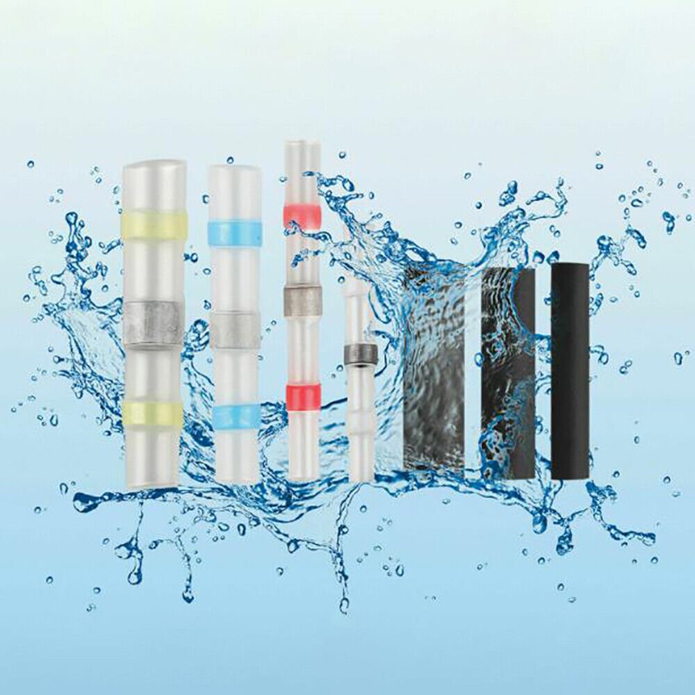 840PCS Solder Seal Sleeve Heat Shrink Electric Butt Wire Connectors Terminal Kit - HomeDIYer