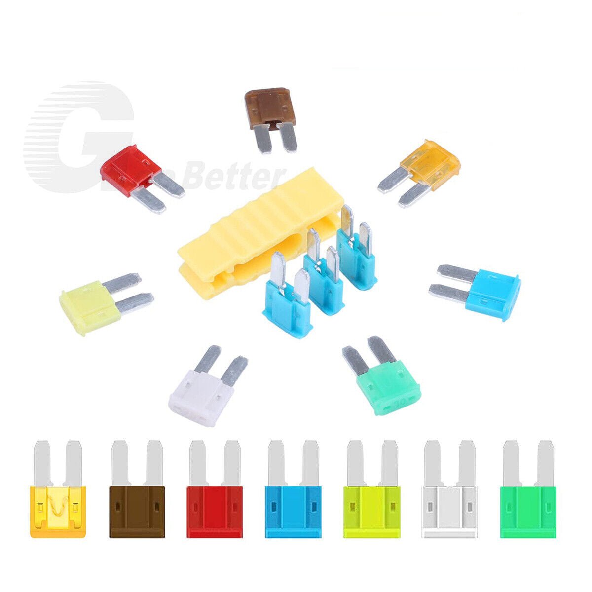 300Pcs Mini Blade Flat Fuses 2 - 40 Amp Assortment Kit for Car Van Bike Fuse Boxed - HomeDIYer