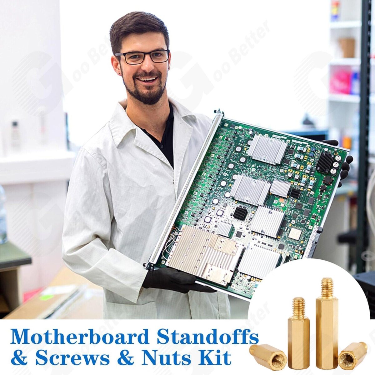 300pcs M3 Male Female Standoff PCB Spacers Hex Hexagonal Brass Screws Nuts Kit - HomeDIYer