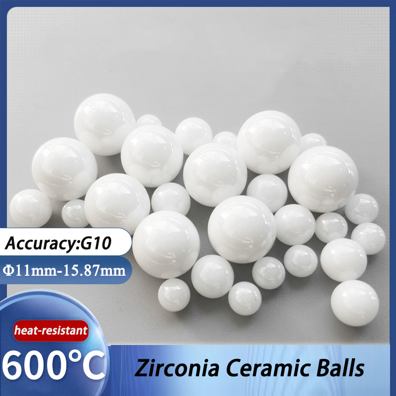 HomeDIYer G10 Grade Zirconia Oxide (ZrO2) High Precision Ceramic Bearing Balls 11mm to 15.87mm