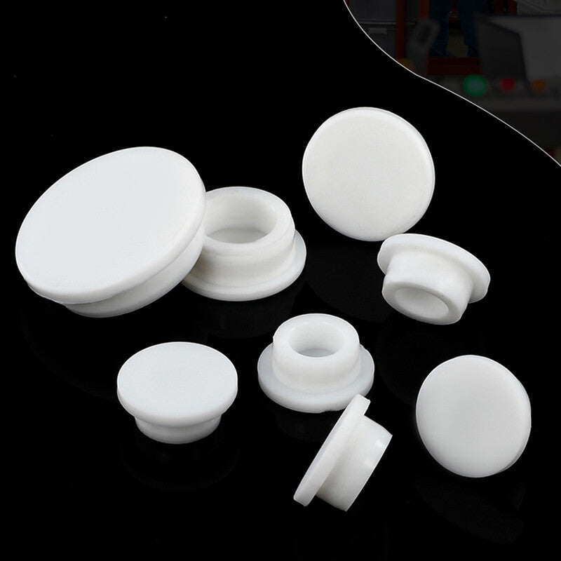 Solid Hole Plugs Silicone Rubber Seal Stopper Round Blanking End Cap Bung 9-19mm