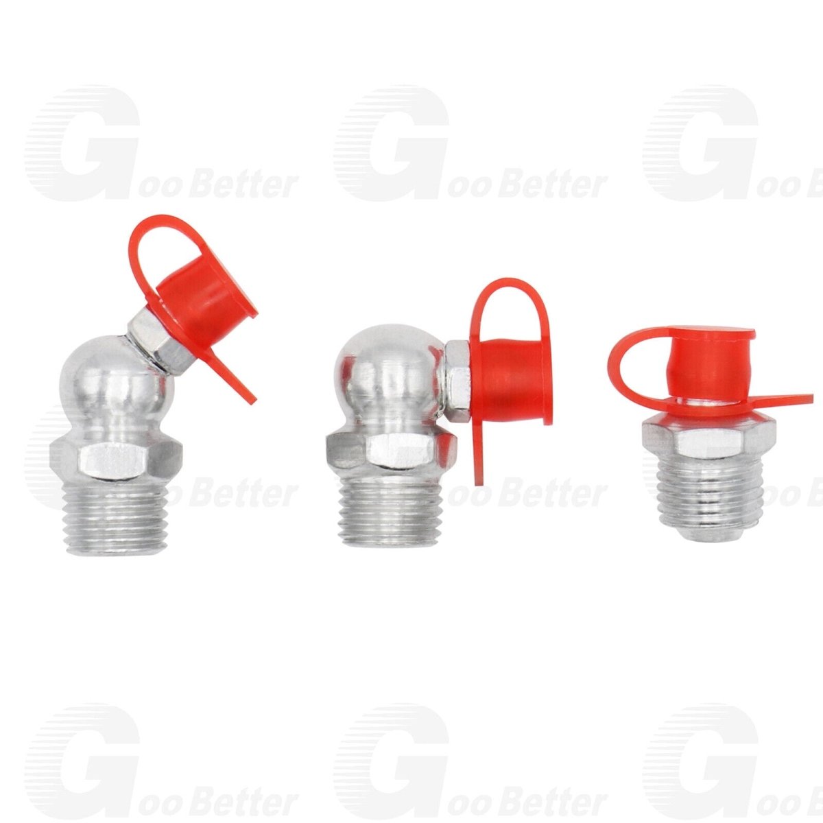 120 PCS Grease Fitting Assortment SAE Straight and Angled Zerk Kit 90 45 Degree - HomeDIYer