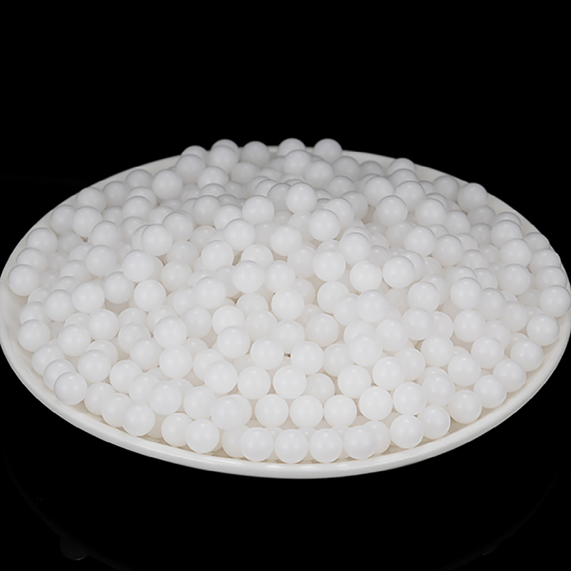 Size comparison of POM plastic balls (2mm to 50.8mm) for reference
