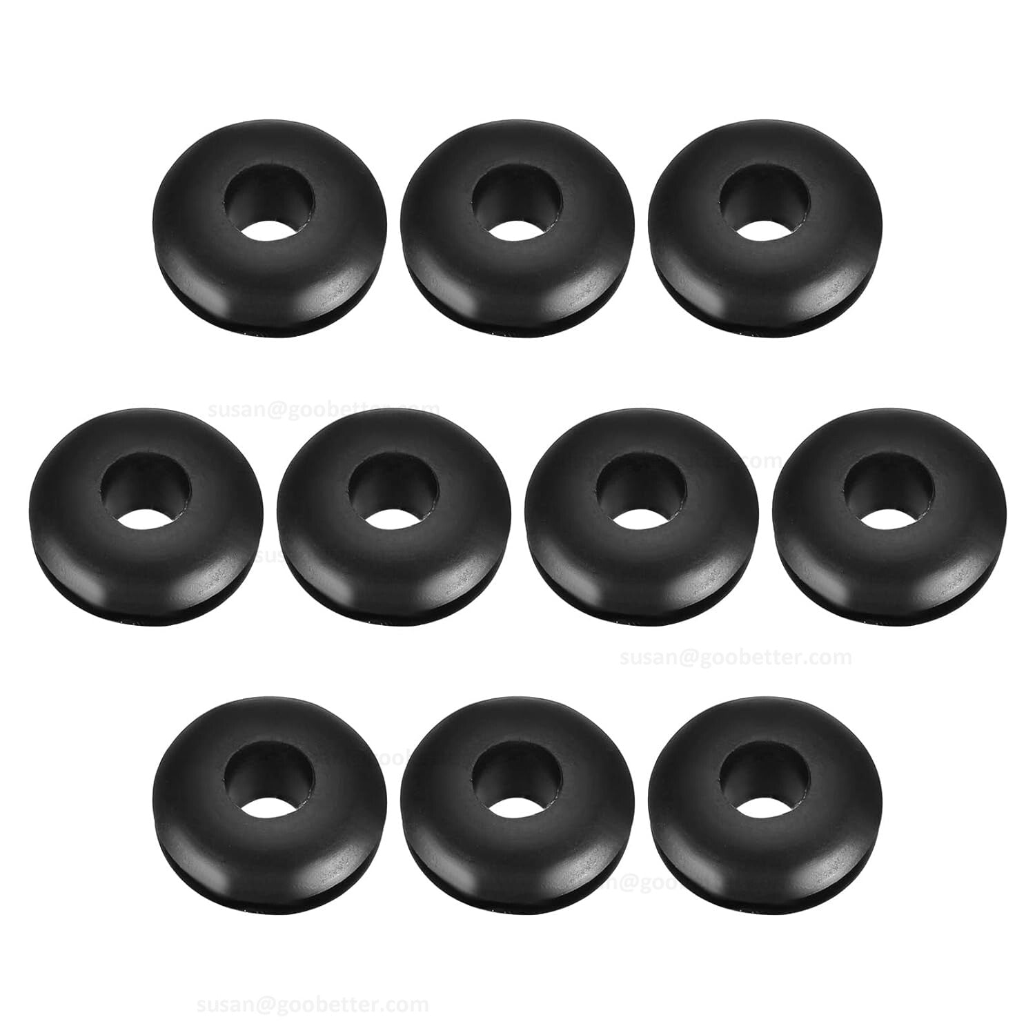 Wiring Grommets - Rubber Open Grommet - Cable Hole Plug Bung Wire Cable Protect