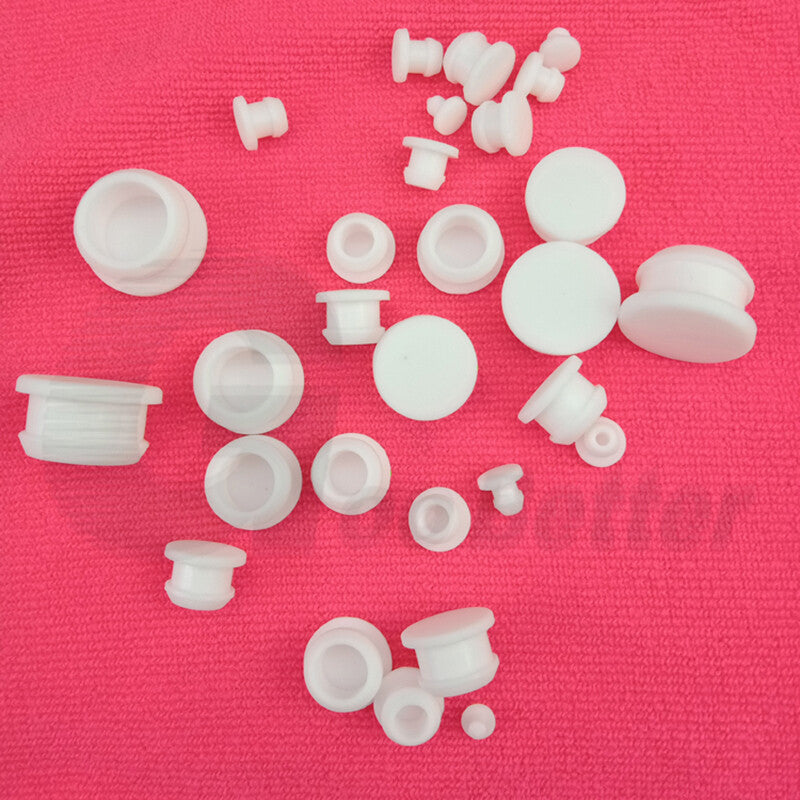 Snap-On Hole Plug Round Silicone Rubber Blanking Seal Bung Pipe Tube (2.5-60mm)