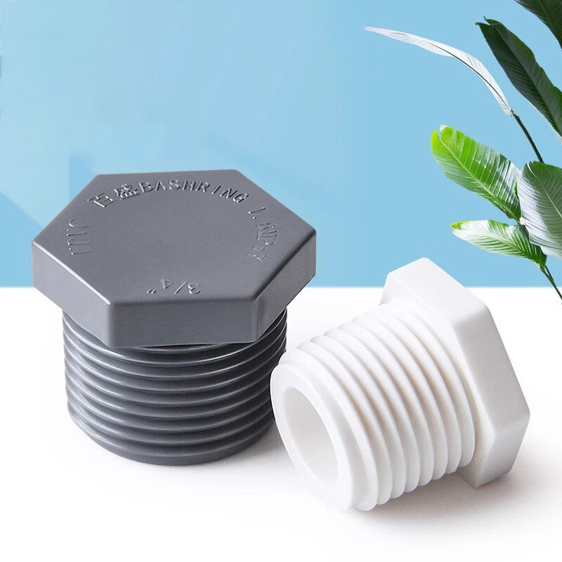 Installation demonstration showing hand-tightening of threaded plug