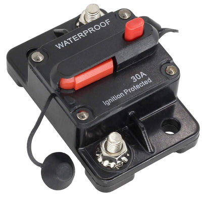 30-300Amp Waterproof Car Circuit Breaker Fuse Reset for Boat Auto RV DC 12V-48V