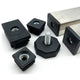 M8 Nut Plug Inserts End Cap + Adjustable Table Foot Furniture Leveling Feet 39mm
