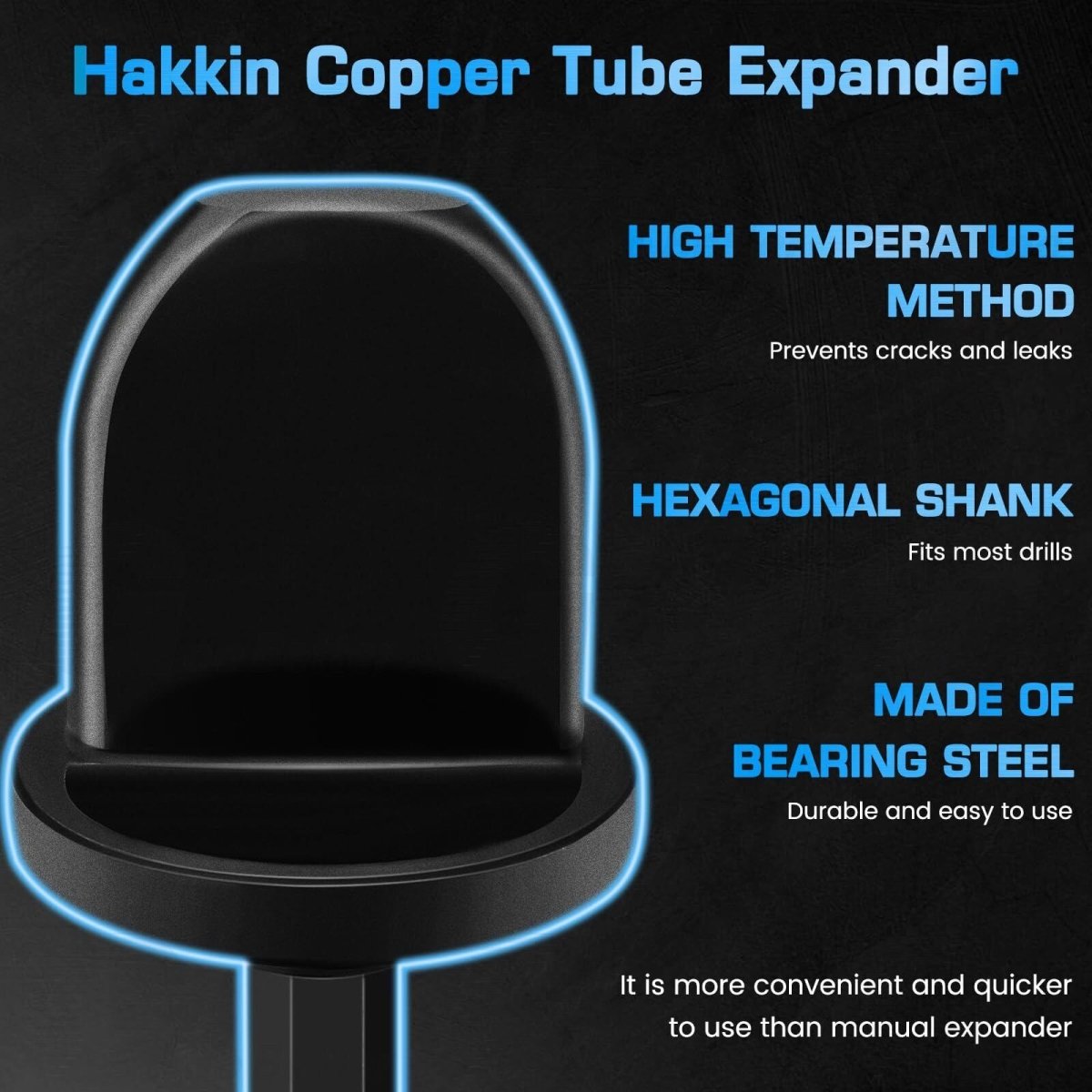 7x Swaging Tube Expander Tool Drill Bit Set Air Conditioner Copper Tube Expander | HomeDIYer - HomeDIYer