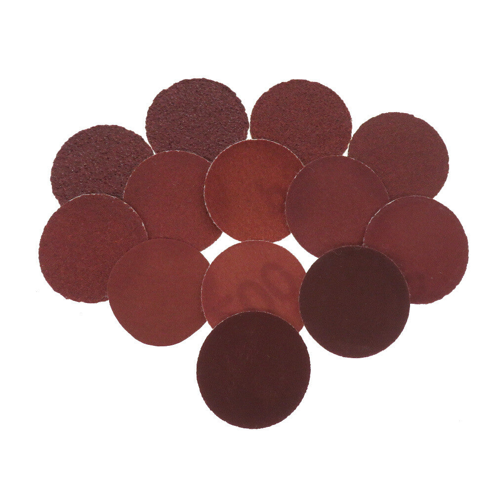 Round Dry Wet Sanding Disc Sandpaper Hook Loop Red 1 inch 25mm 60-2000 Grit