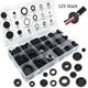 125Pcs Grommet Set Cable Grommet Set Rubber Grommet Set