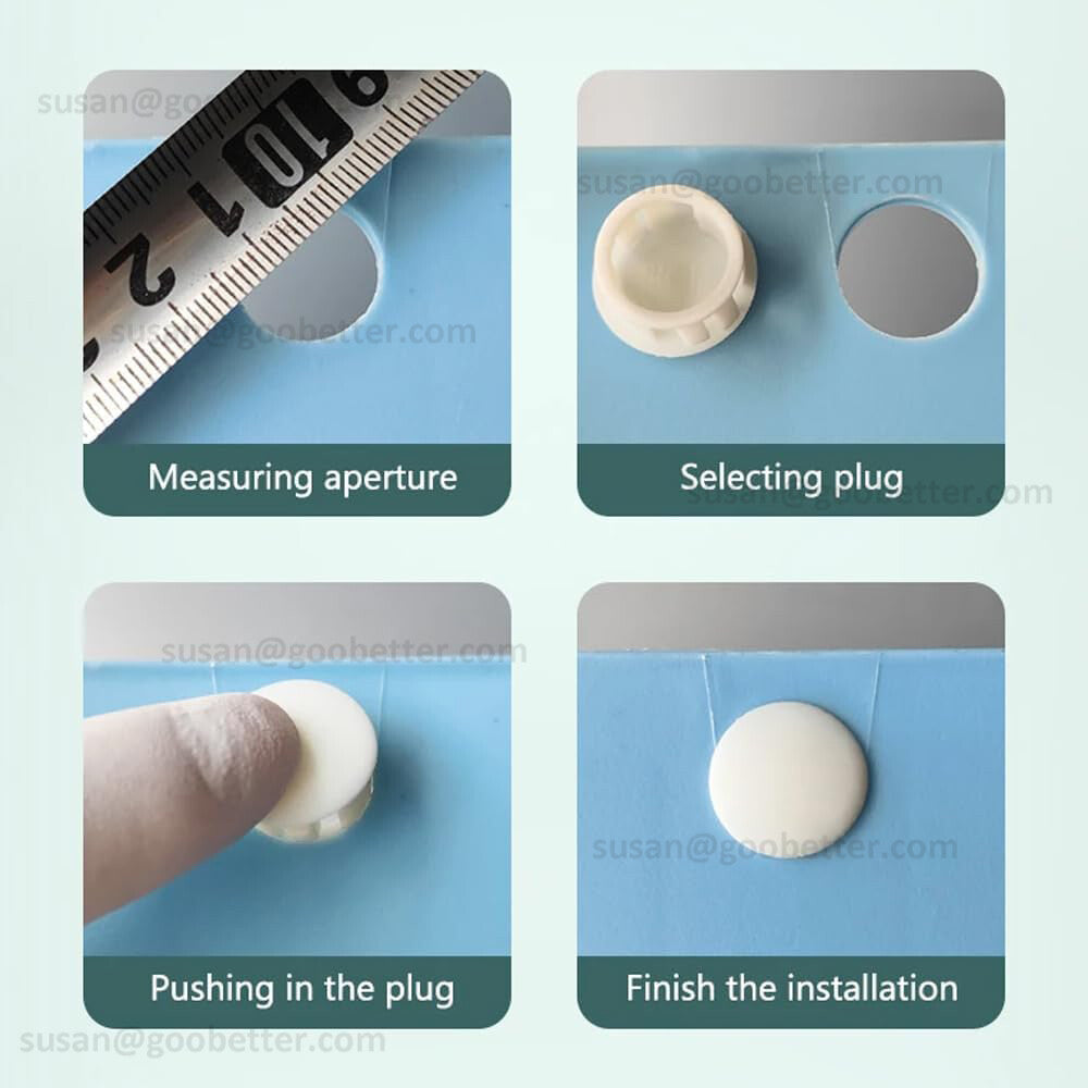 Hole Plugs Plastic Blanking Masking Finishing Inserts Cover Cap / Various Sizes