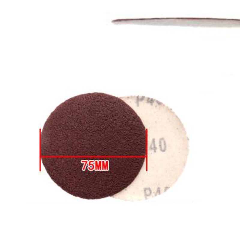 75mm Hook Loop Dry Sanding Backing Pad - 40-2000 Grit Polishing Discs (HomeDIYer)