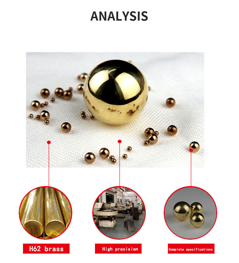 Brass balls used as low-friction bearings in a miniature machinery model