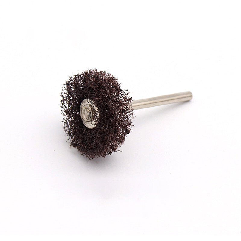 25mm Nylon Fiber Polishing Wheel 3mm Shank Abrasive Buffing Single/Double layer