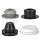 Grey Snap-On Hole Plug Silicone Rubber Blanking Seal Bung Pipe Tube (2.5mm-60.6mm)