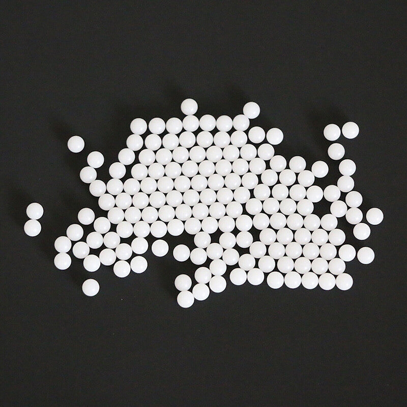 Solid plastic ball made of polyoxymethylene (POM) with high precision specs