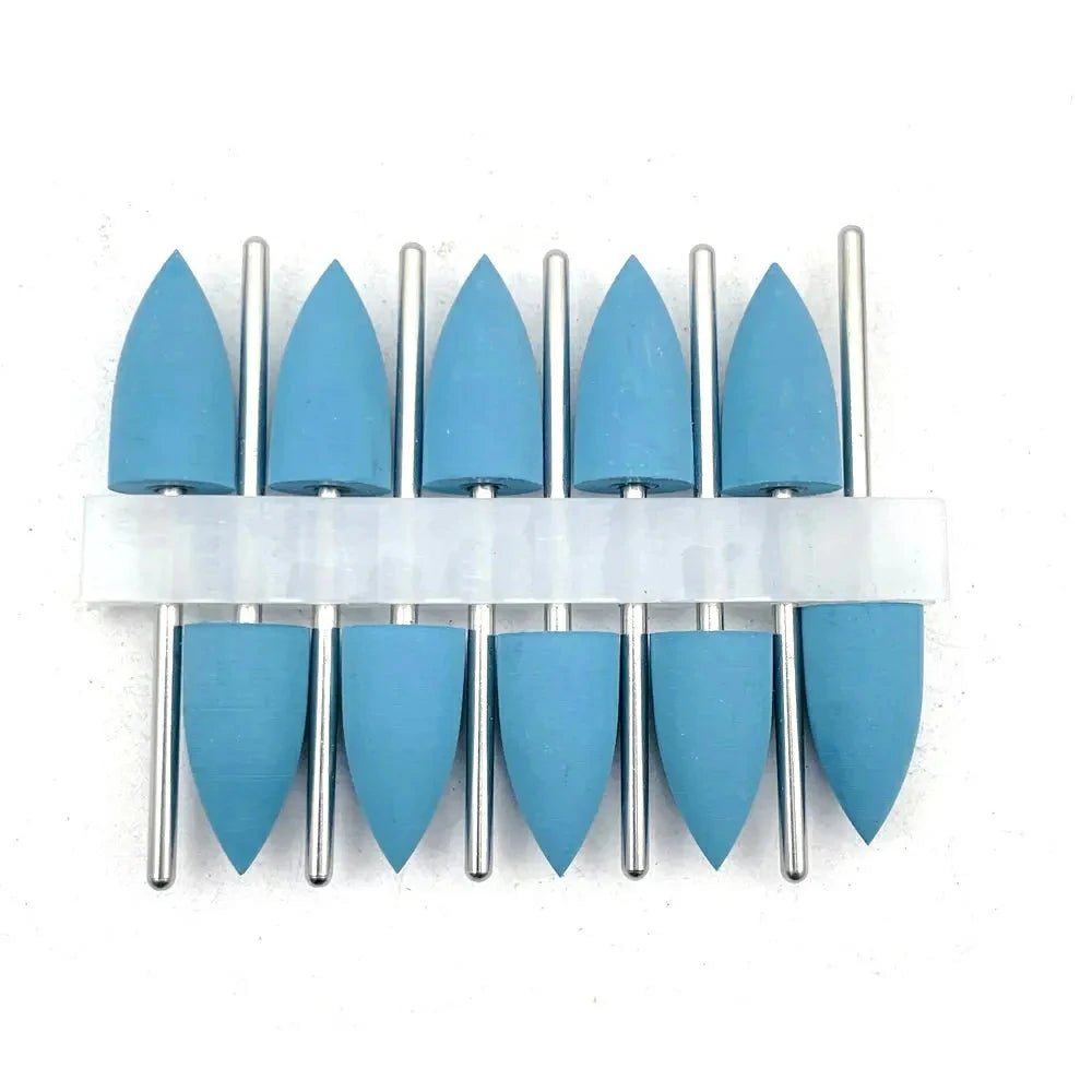 Dental Silicone Rubber Polishers Burs Grinding Heads 2.35mm HP Shank Drill Rotary Dentist Tool Dental Lab Instrument - HomeDIYer