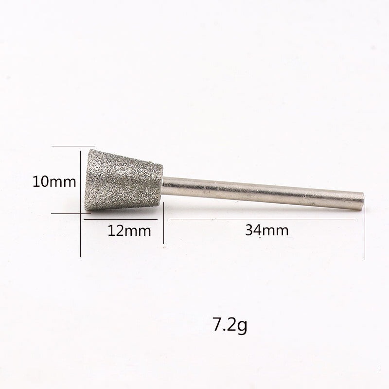 2.35/3mm Shank Diamond Grinding Head K5 Burr Bit Carving Engraving Polishing