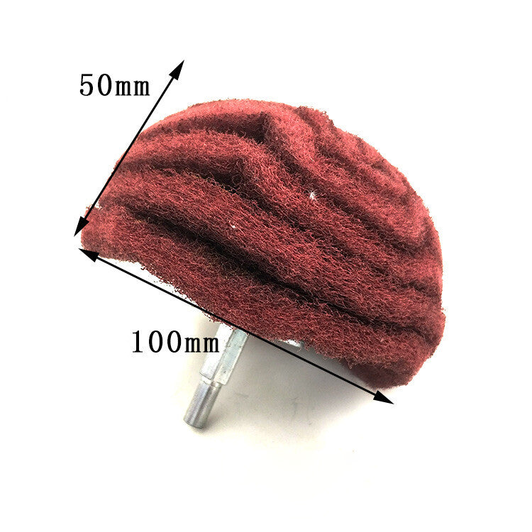 Nylon Fiber Polishing Mushroom Wheel Dome Sanding Mop Buffing Pad 6mm Shank