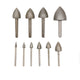 3/6mm Shank Bullet-shaped Diamond Grinding Head Diamond Mounted Points Polishing