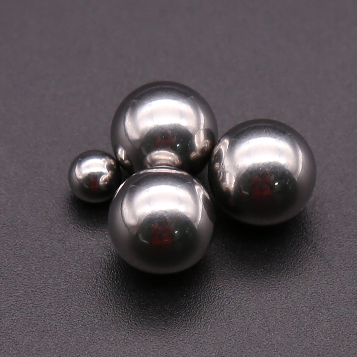 G10 chrome steel bearing balls showing smooth surface, bike maintenance use (1~9.525mm)