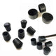 Black Rubber Chair Table Feet Stick Pipe Tubing End Cover Caps 12mm to 45mm Synthetic Rubber