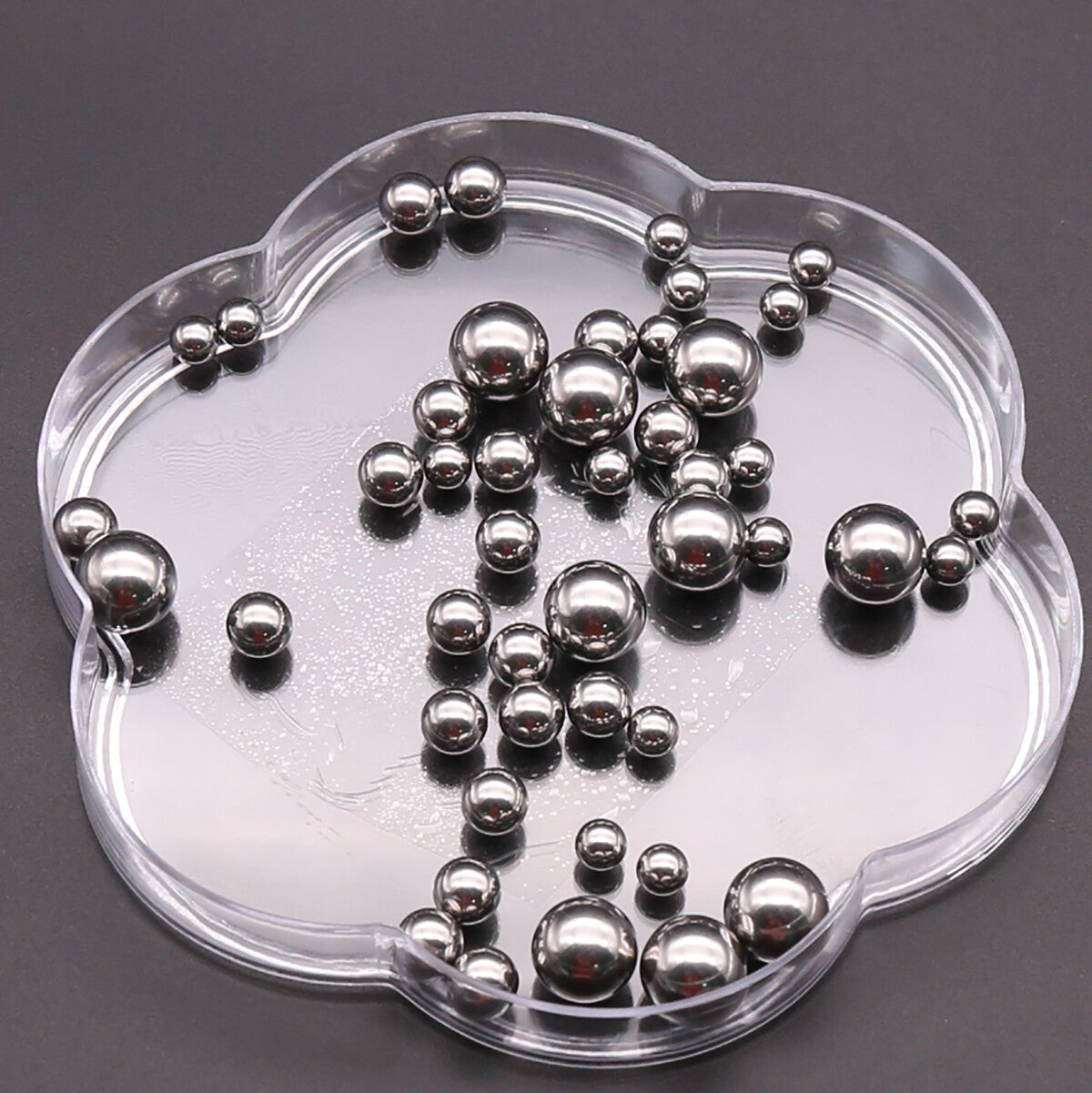 Retail packaging of HomeDIYer Large Precision Bearing Steel Balls with size label