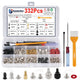 332Pcs Computer Screws Motherboard Standoffs Set Pc Parts Components Accessories