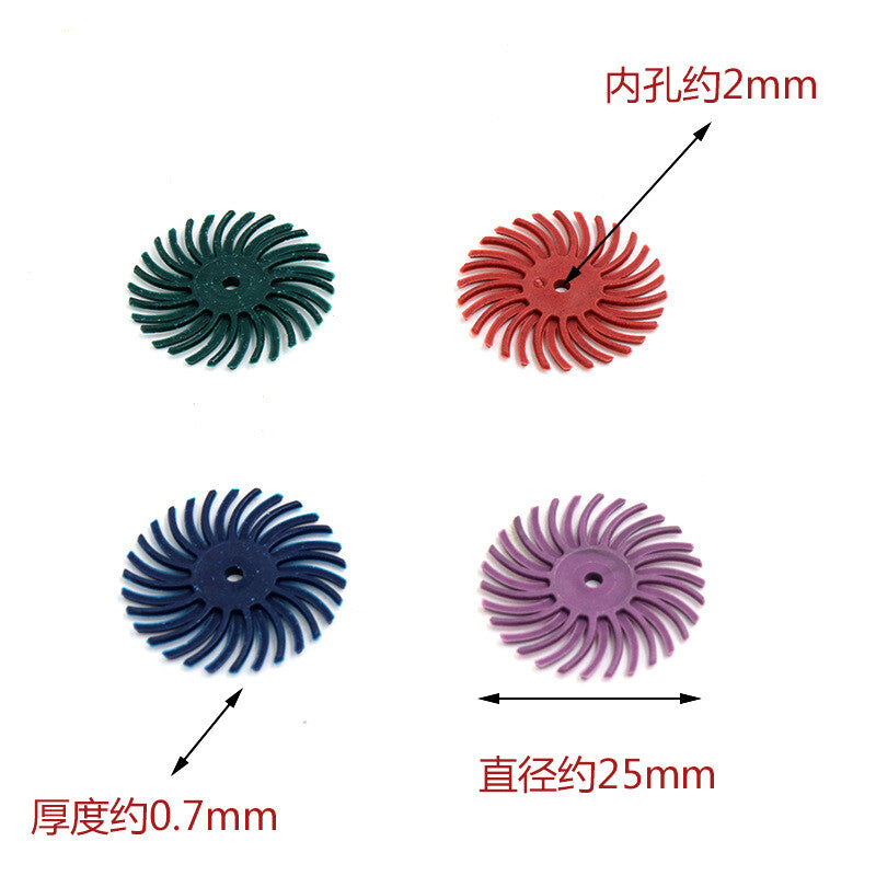 2.35mm Shank Rotary Drill Polishing Wheel Tool For Wood Carving 80 -2000 Grits